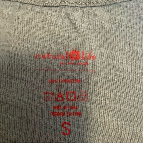 NATURAL LIFE Sage Green “Somewhere Over The Rainbow” Tank Top - Picture 3 of 3